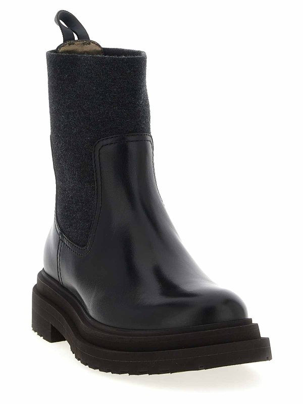 BRUNELLO CUCINELLI: ankle boots online - Precious Loop Detail Ankle Boots