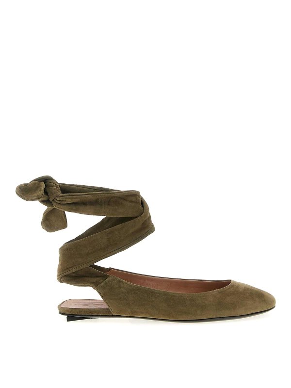 The Attico: Ballerines - Ballerines - Vert