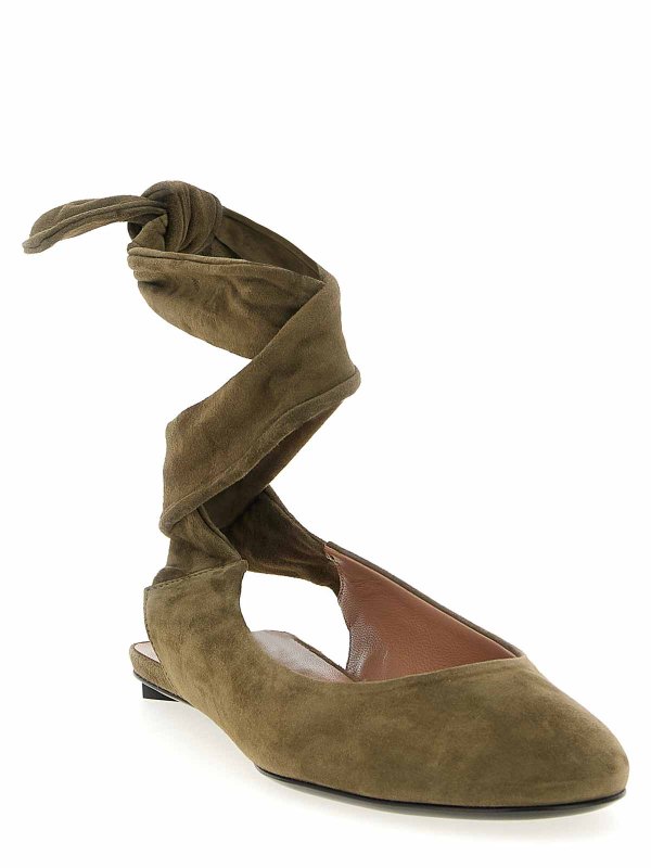 The Attico: Ballerines online - Ballerines - Vert