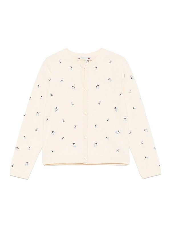 Bonpoint: U-Boot-Ausschnitt - U-Boot-Pullover - Weiß