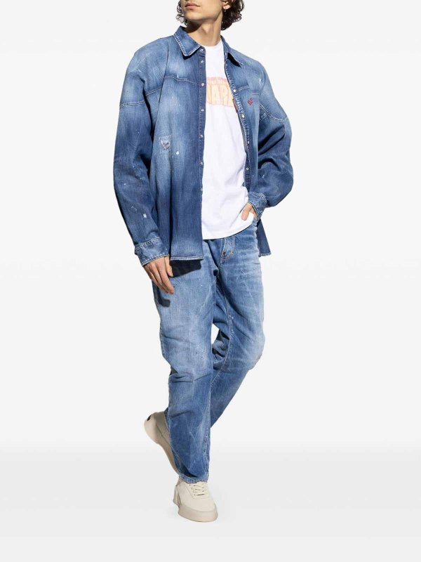 DSQUARED2: Bootcut online - Bootcut Jeans - Blau