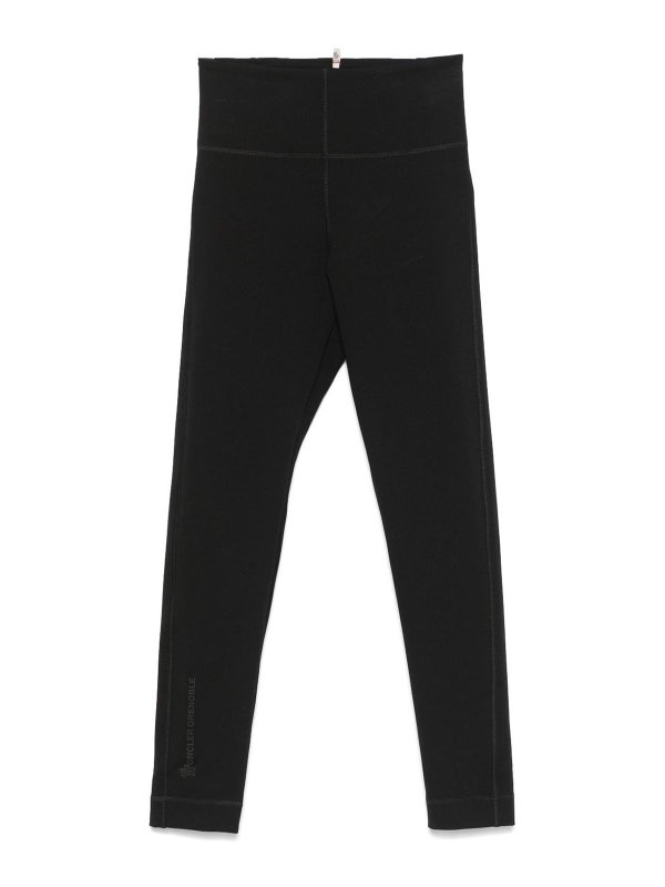 MONCLER: カジュアルトラウザー - カジュアルパンツ - 黒