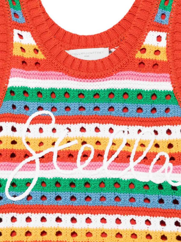 The Best Shops Stella McCartney Kids: Robe longueur genou - Robe Au Genou - Multicolore