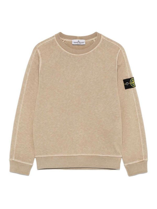 STONE ISLAND: U-Boot-Ausschnitt - U-Boot-Pullover - Camel
