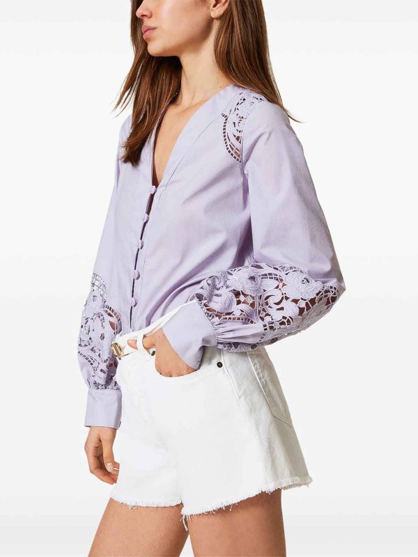 The Best Shops TWINSET: Trousers Shorts - Pantaloncini Denim