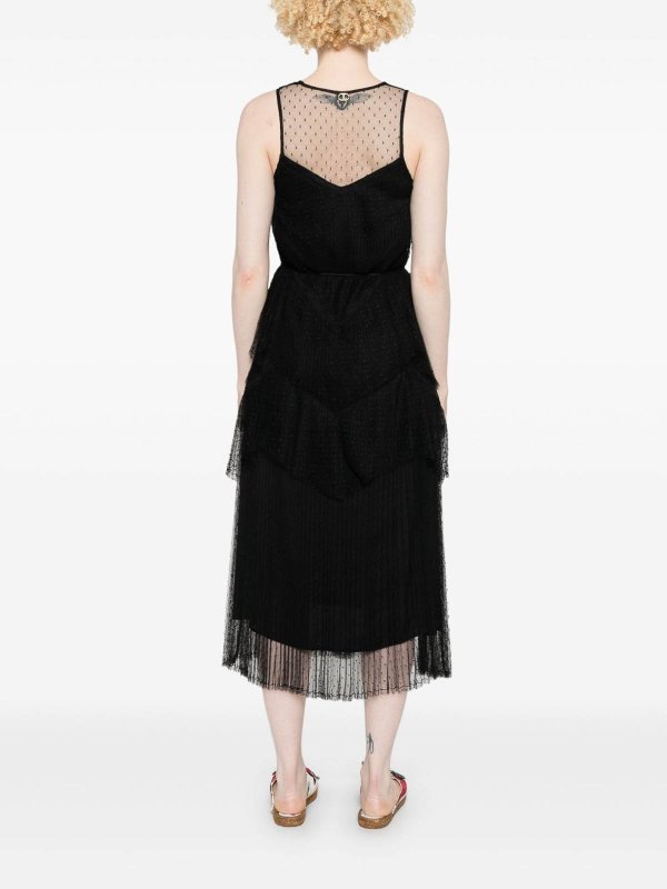 Knielanges Kleid - Schwarz shop online: TWINSET