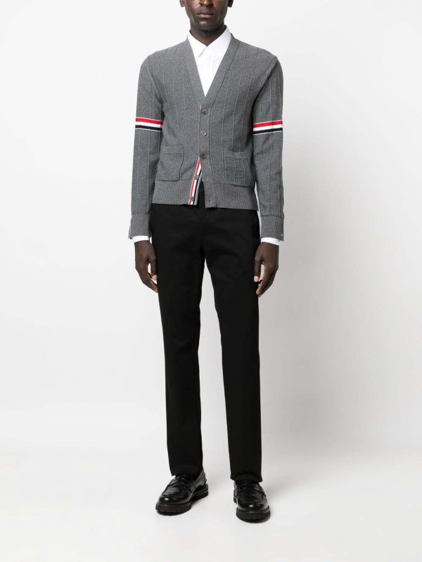 THOM BROWNE: maglia collo a barchetta online - Jeans