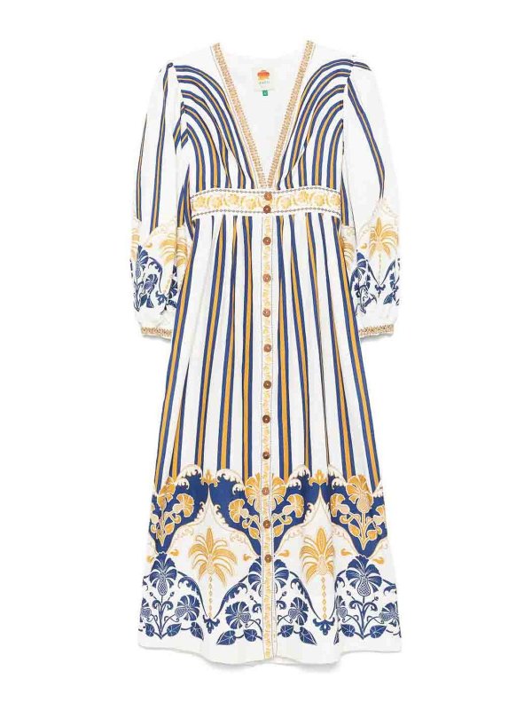 FARM RIO: ニーレングスドレス - 膝丈ドレス - 黒