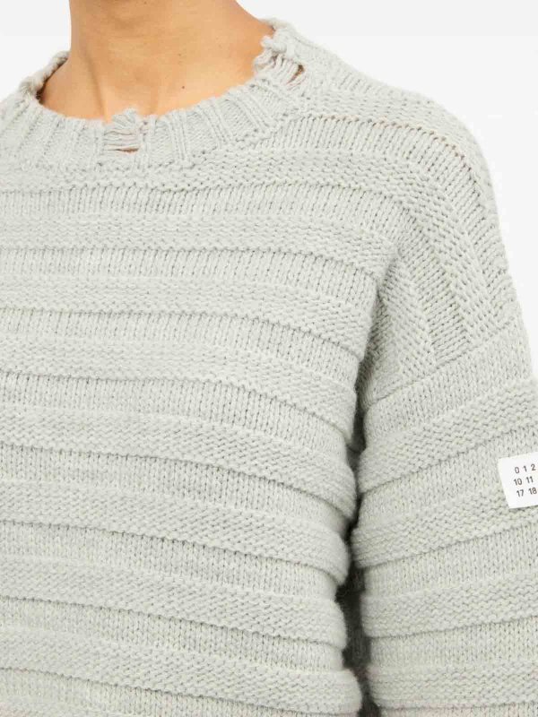 Suéter Con Escote Barco - Negro shop online: MM6 MAISON MARGIELA