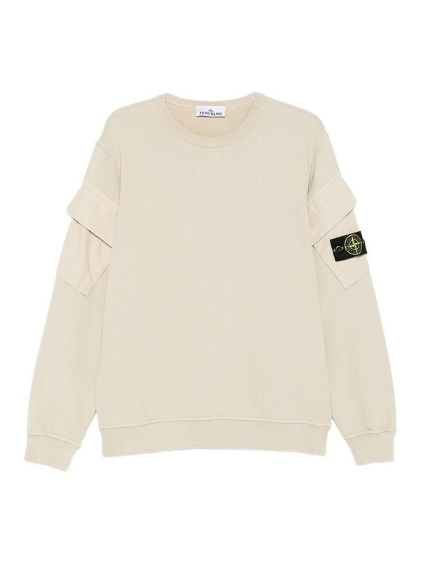 STONE ISLAND: maglia collo a barchetta - Pullover