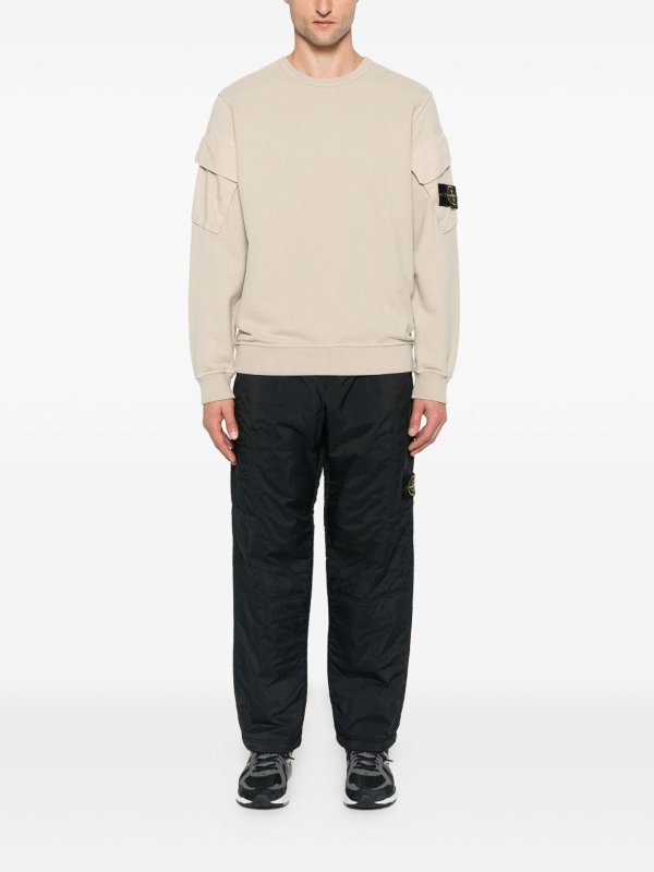 STONE ISLAND: maglia collo a barchetta online - Pullover