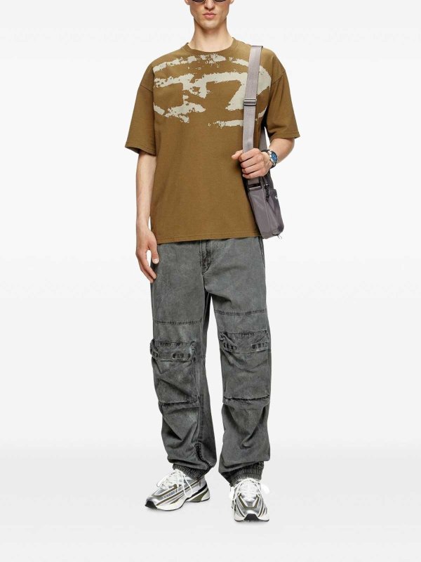 DIESEL: T-shirts online - T-Shirt - Noir