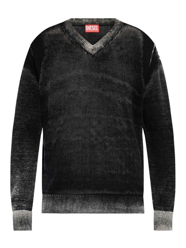 DIESEL: ボートネック - ボートネック - 黒