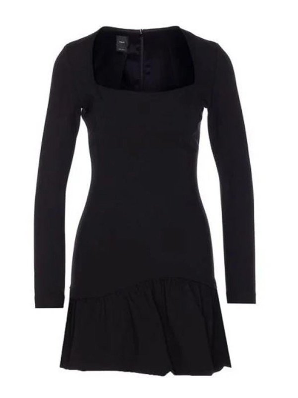 Pinko: Robe longueur genou - Robe Au Genou - Noir