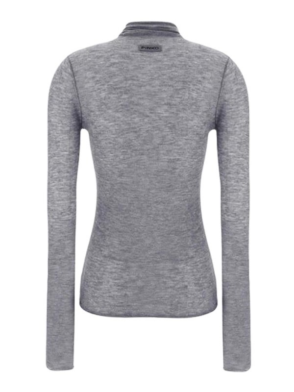 Pinko: maglia collo a barchetta online - Pullover