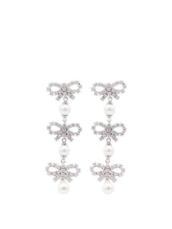 Self Portrait: Ohrringe - Ohrring - Weiß