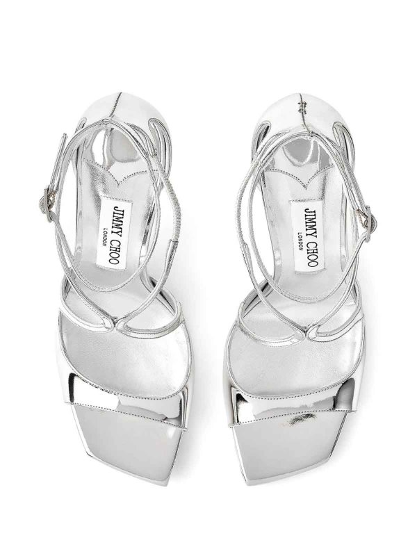 The Best Shops JIMMY CHOO: Sandalen - Sandalen - Silber