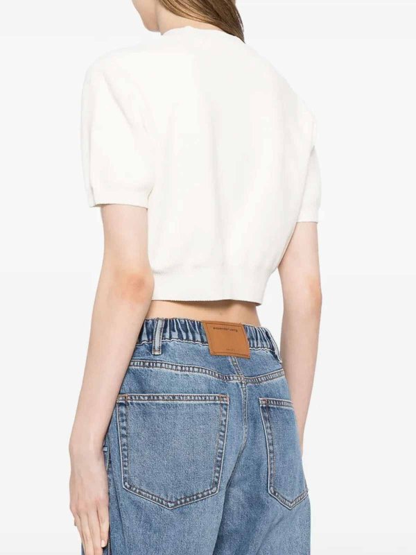 Suéter Cuello Redondo - Blanco shop online: ALEXANDER WANG