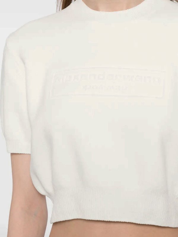ALEXANDER WANG buy online Suéter Cuello Redondo - Blanco