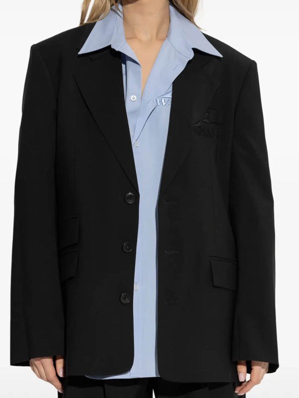 The Best Shops ALEXANDER WANG: カジュアルジャケット - カジュアルジャケット - 黒