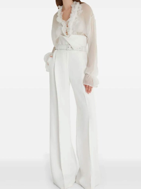 ERMANNO SCERVINO: カジュアルトラウザー online - カジュアルパンツ - 白