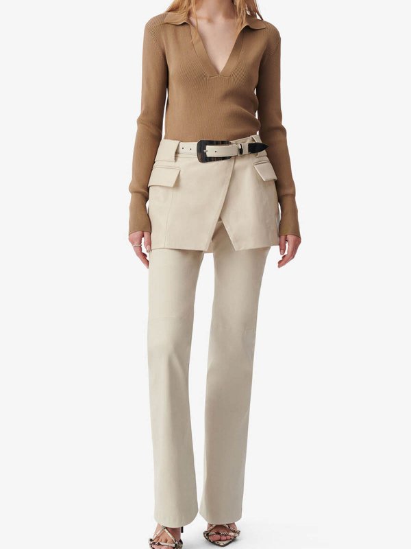 Iro: クルーネック online - クルーネック - ブラウン