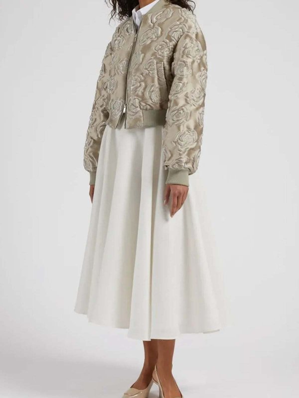 LARDINI: Faldas media pierna y semilargas online - Falda Semilarga - Blanco