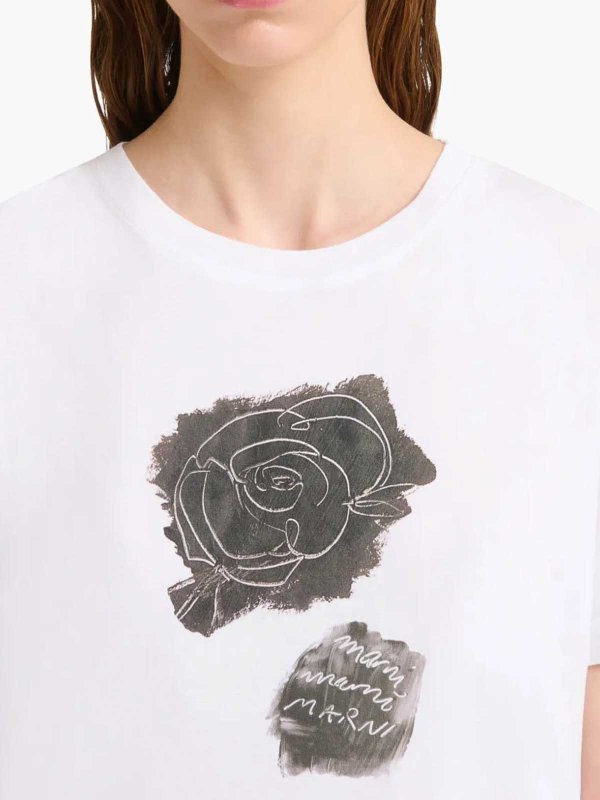 T-Shirt - Blanc shop online: Marni
