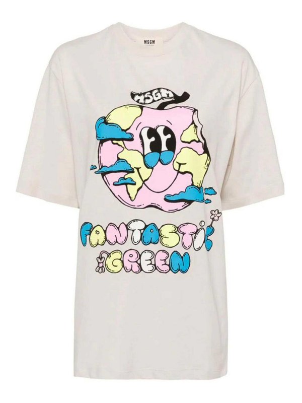 m.s.g.m.: t-shirt - Fantastica maglietta verde