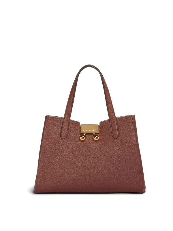 Marni: totes bags - Leather bag