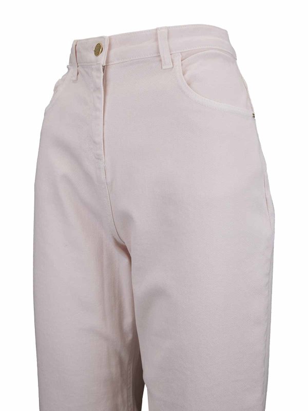 ブーツカットジーンズ - ライトピンク shop online: ELISABETTA FRANCHI