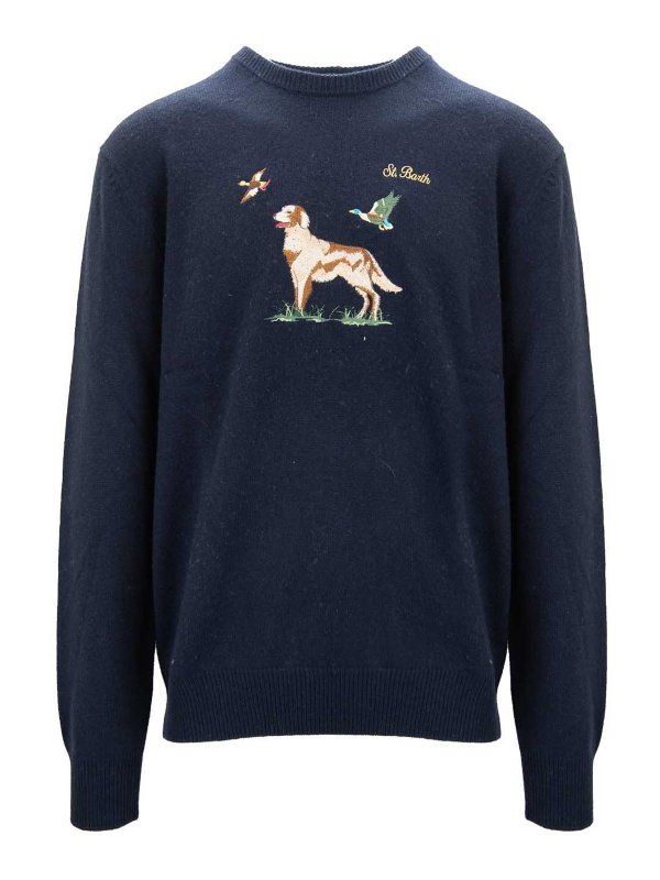 MC2 SAINT BARTH: ボートネック - ボートネック - ダークブルー