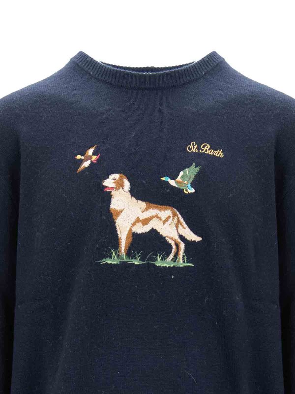 The Best Shops MC2 SAINT BARTH: ボートネック - ボートネック - ダークブルー