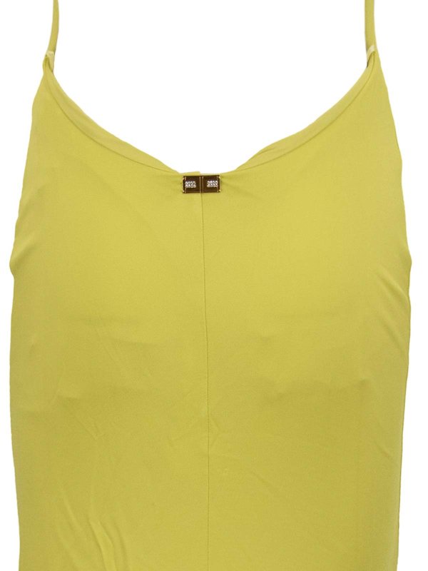 膝丈ドレス - 赤 shop online: ELISABETTA FRANCHI