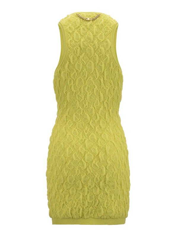 ELISABETTA FRANCHI: ニーレングスドレス online - 膝丈ドレス - 金