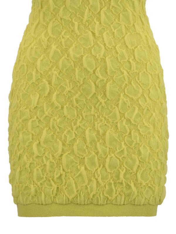 膝丈ドレス - 金 shop online: ELISABETTA FRANCHI