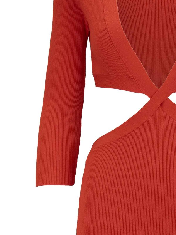 イブニングドレス - 赤 shop online: ELISABETTA FRANCHI