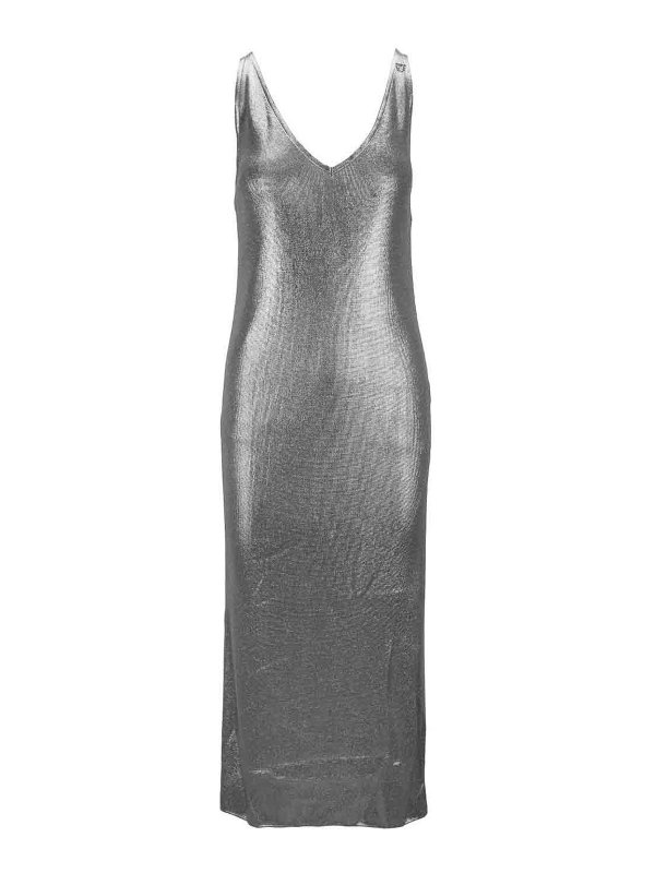 ELISABETTA FRANCHI: イブニングドレス - イブニングドレス - ダークグレー