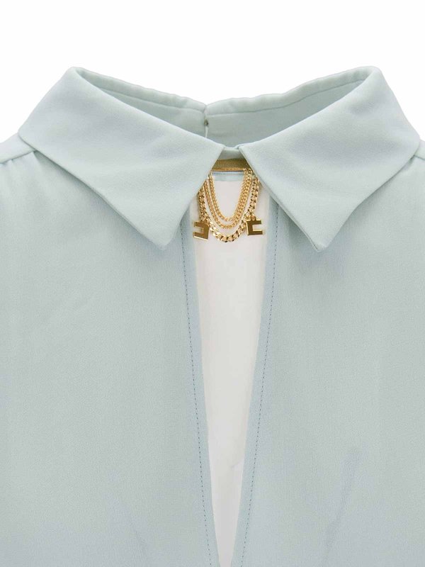 The Best Shops ELISABETTA FRANCHI: Blusen - Bluse - Hellblau