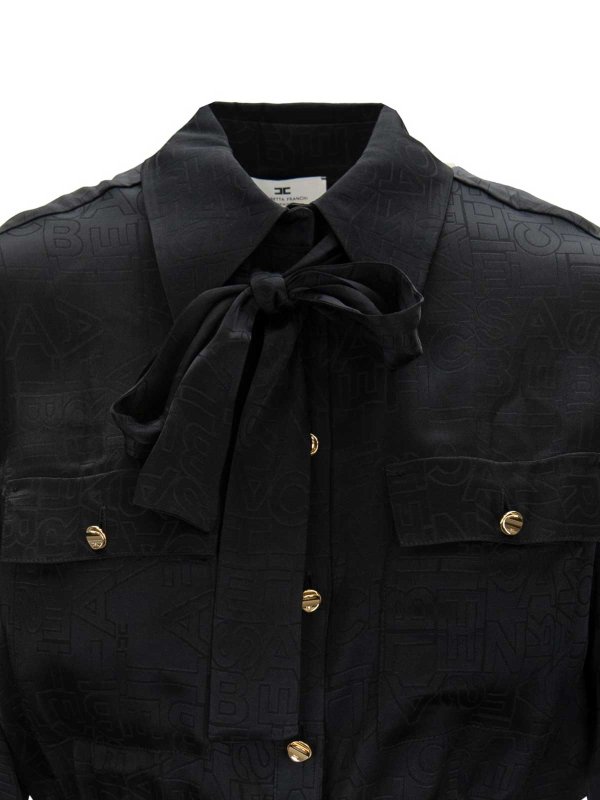 The Best Shops ELISABETTA FRANCHI: シャツ - シャツ - 黒