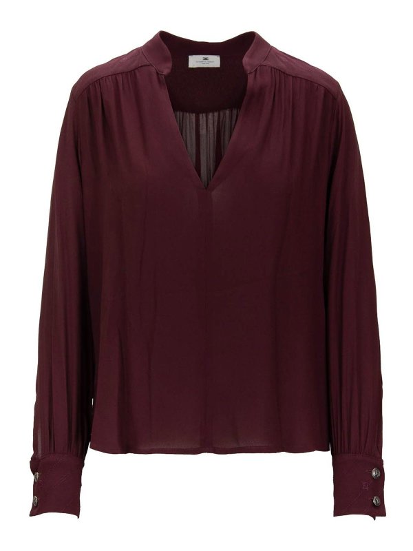 ELISABETTA FRANCHI: シャツ - シャツ - 黒