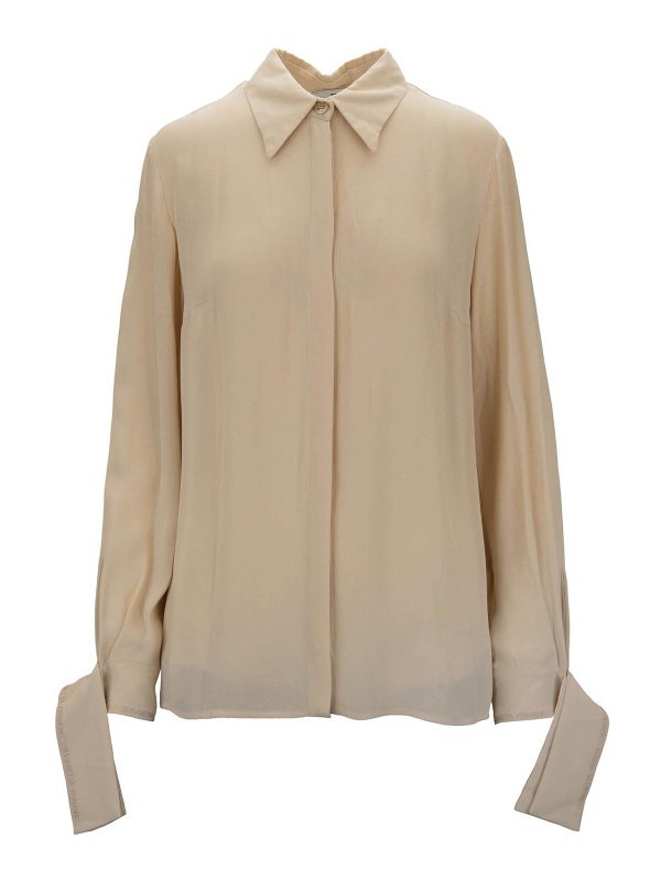 ELISABETTA FRANCHI: シャツ - シャツ - クリーム