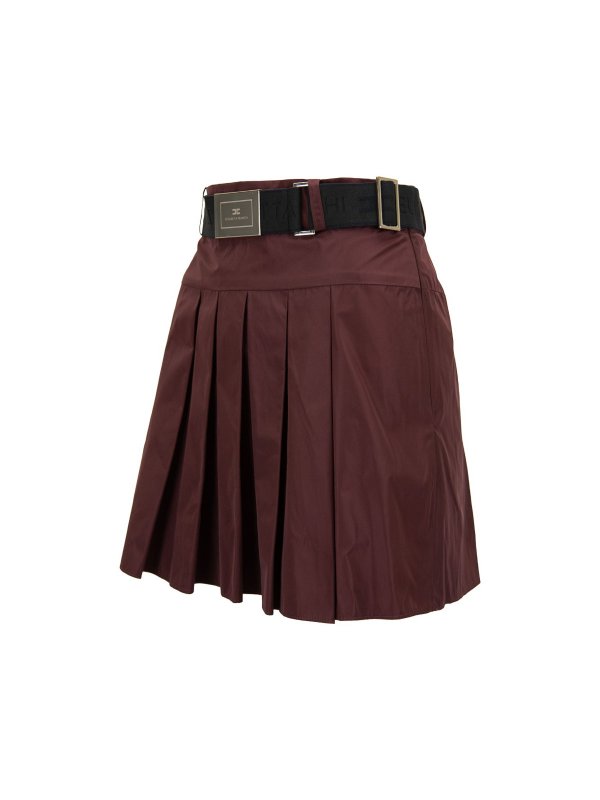 ミニスカート - 黒 shop online: ELISABETTA FRANCHI