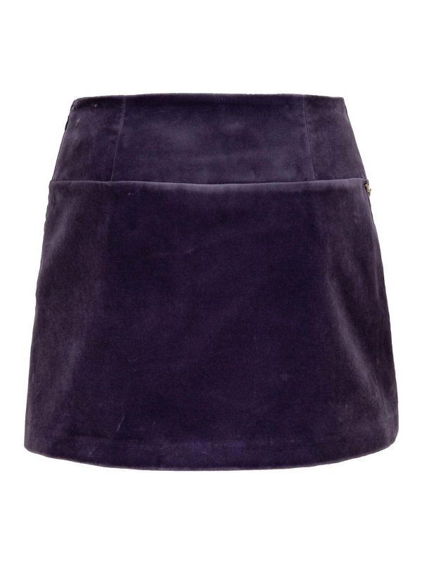ELISABETTA FRANCHI: ミニスカート online - ミニスカート - 紫