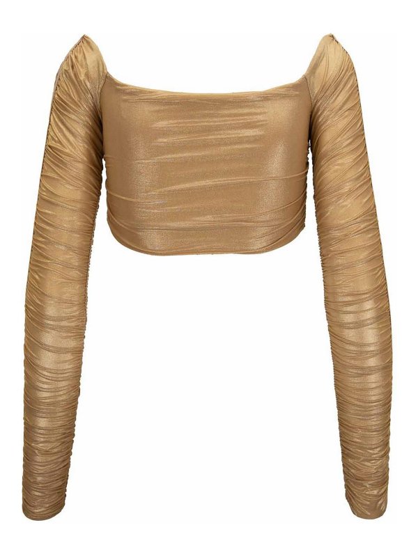 ELISABETTA FRANCHI: トップス＆タンクトップ online - トップ/タンクトップ - キャメル