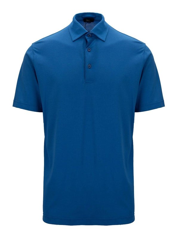 HERNO: Polos  - Polo - Bleu