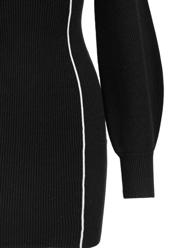 ショートドレス - 黒 shop online: ELISABETTA FRANCHI