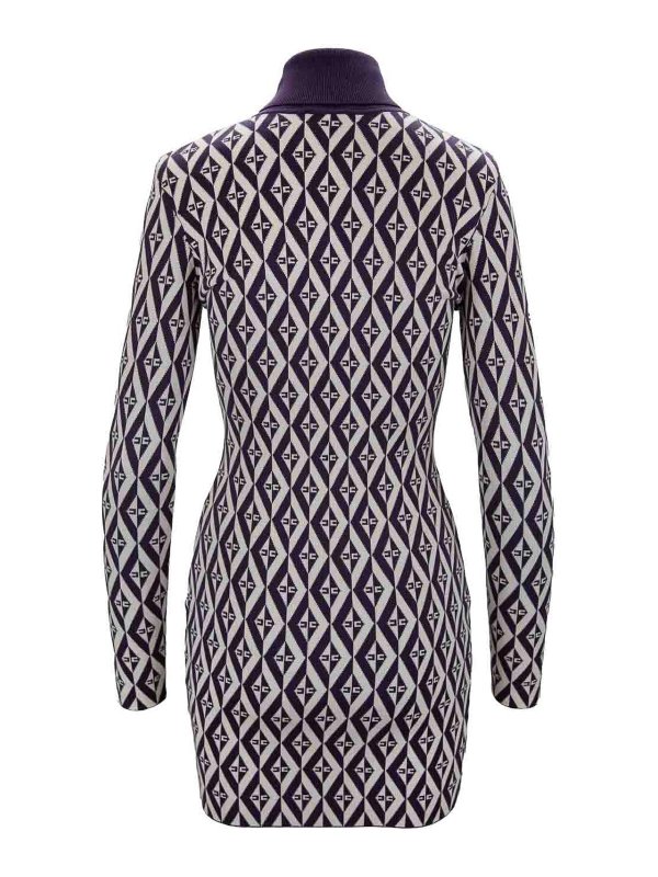 ELISABETTA FRANCHI: ショートドレス online - ショートドレス - 紫