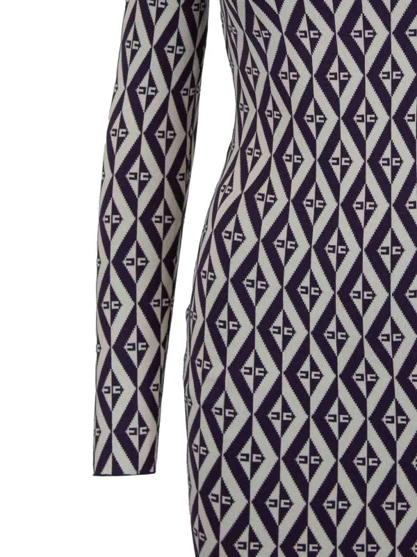 ショートドレス - 紫 shop online: ELISABETTA FRANCHI