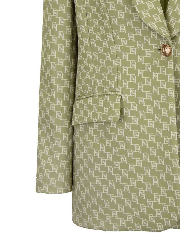 ブレザー - ライトグリーン shop online: ELISABETTA FRANCHI